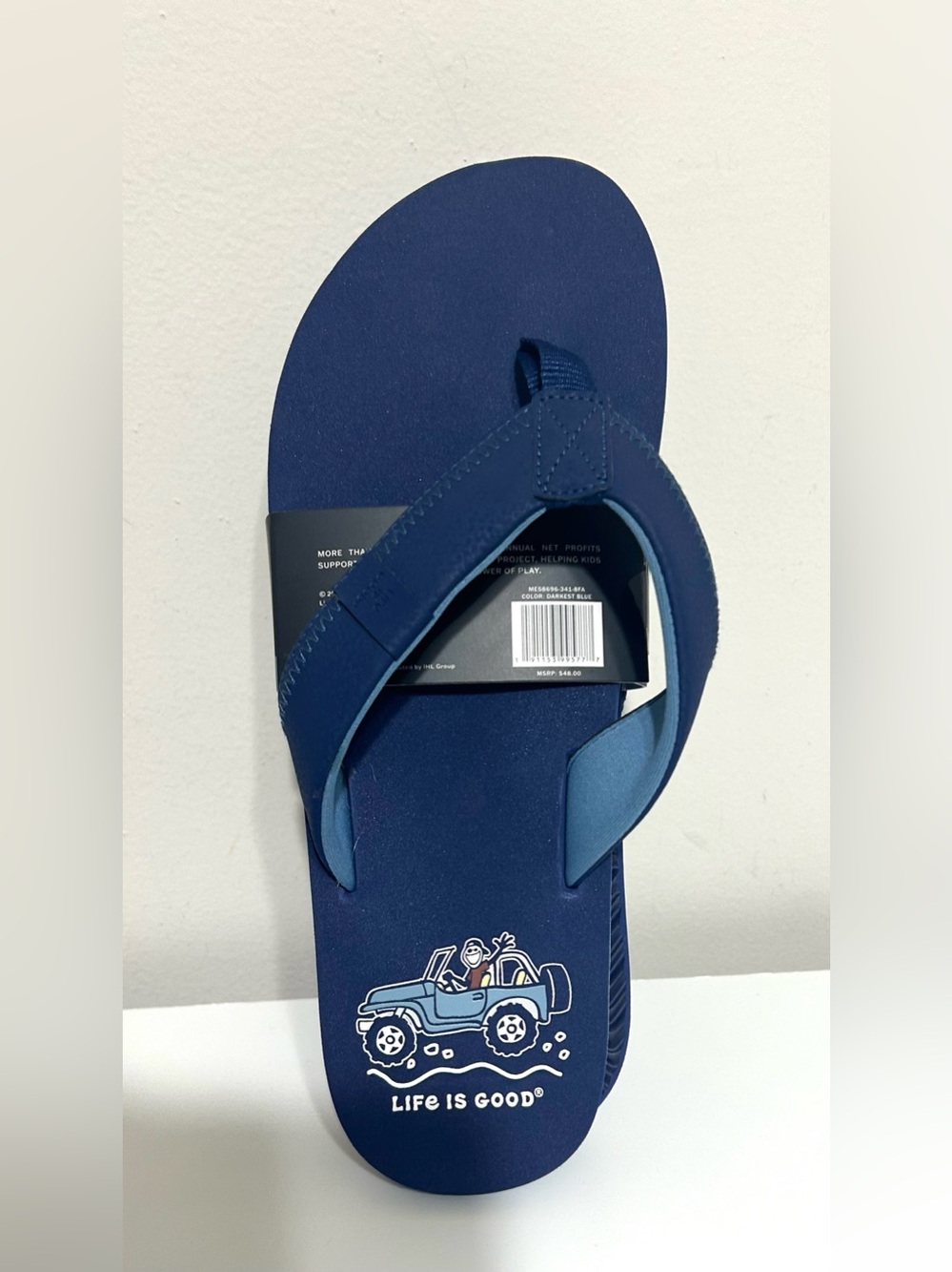 NWT Men’s Life is Good Flip Flops, size 10